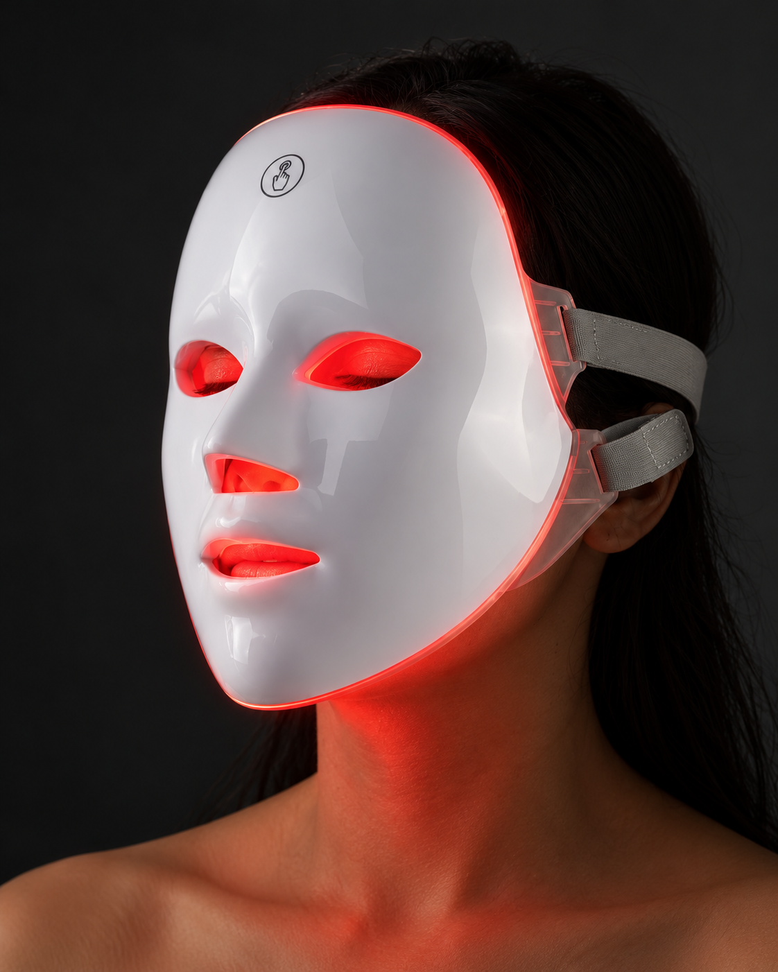 LUMÉA LED Skin Mask, photothérapie LED, fond noir